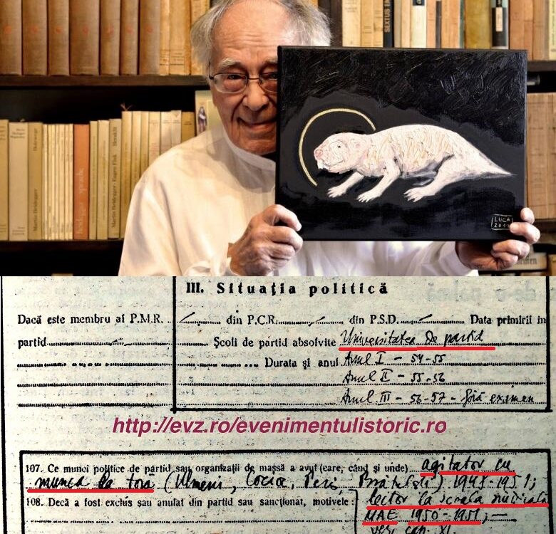 Mihai Șora: cronologia care ridică semne de întrebare