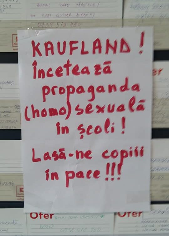 Kaufland neagă legătura cu tabăra LGBT, dar istoricul spune altceva