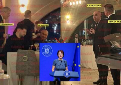 Oficial fuge de la presă spre șampanie: cine acoperă criza?