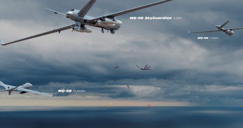 Drone MQ-9B cu rachete pe distanțe lungi: cui îi este frică?