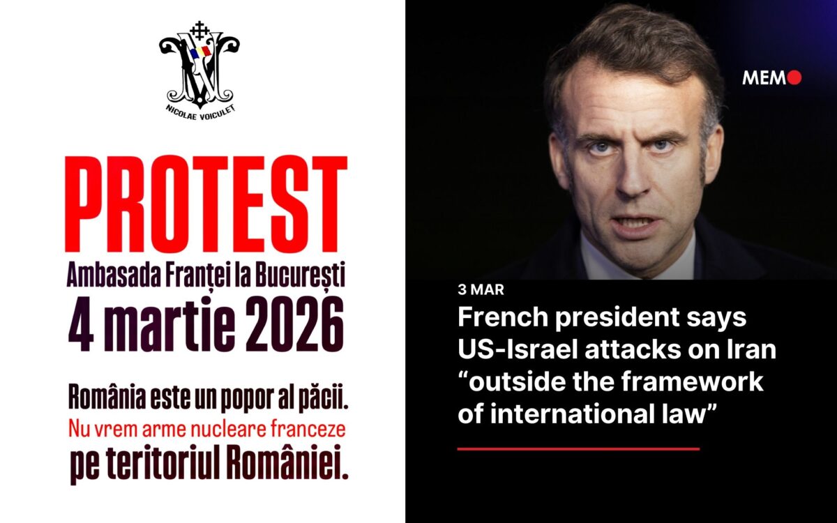 Macron condamnă atacuri în afara dreptului internațional. Și lovitura din România?