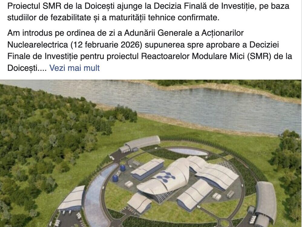 SMR Doicești: ce ascunde entuziasmul nuclear al lui Bogdan Ivan