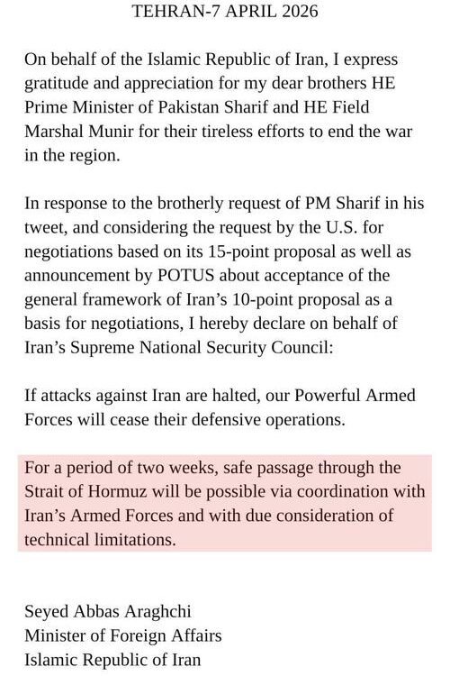 Armistițiu SUA-Iran: coincidență sau recunoaștere a eșecului?