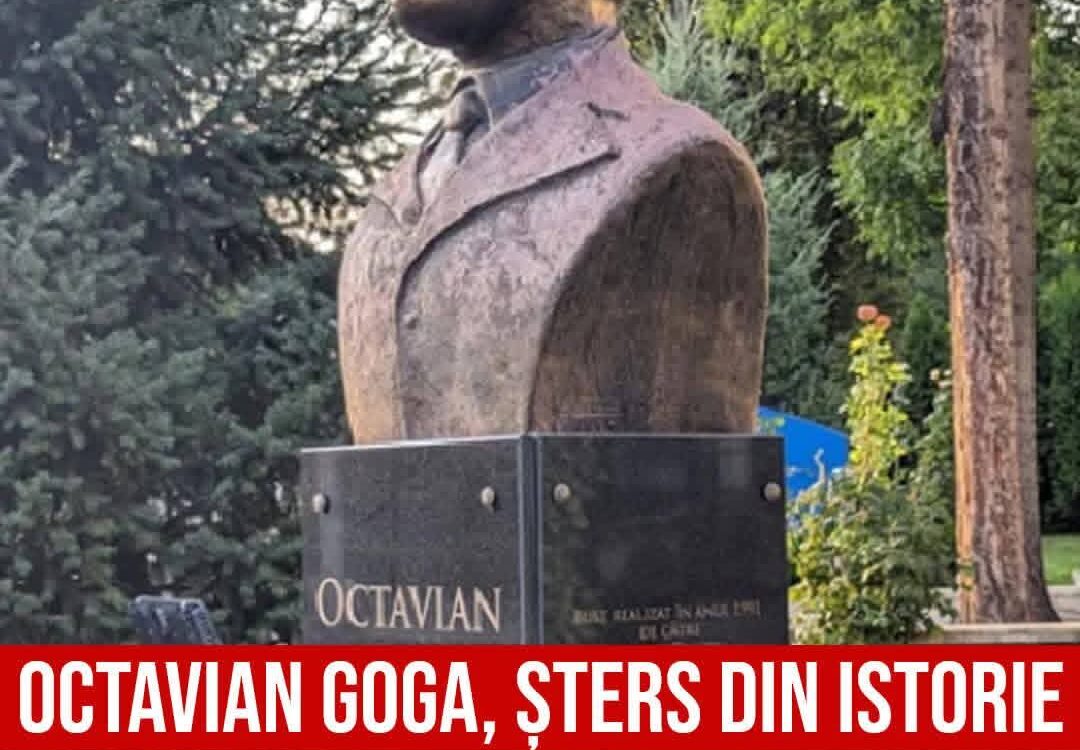 Bustul lui Octavian Goga, eliminat din Iași: cine profită?