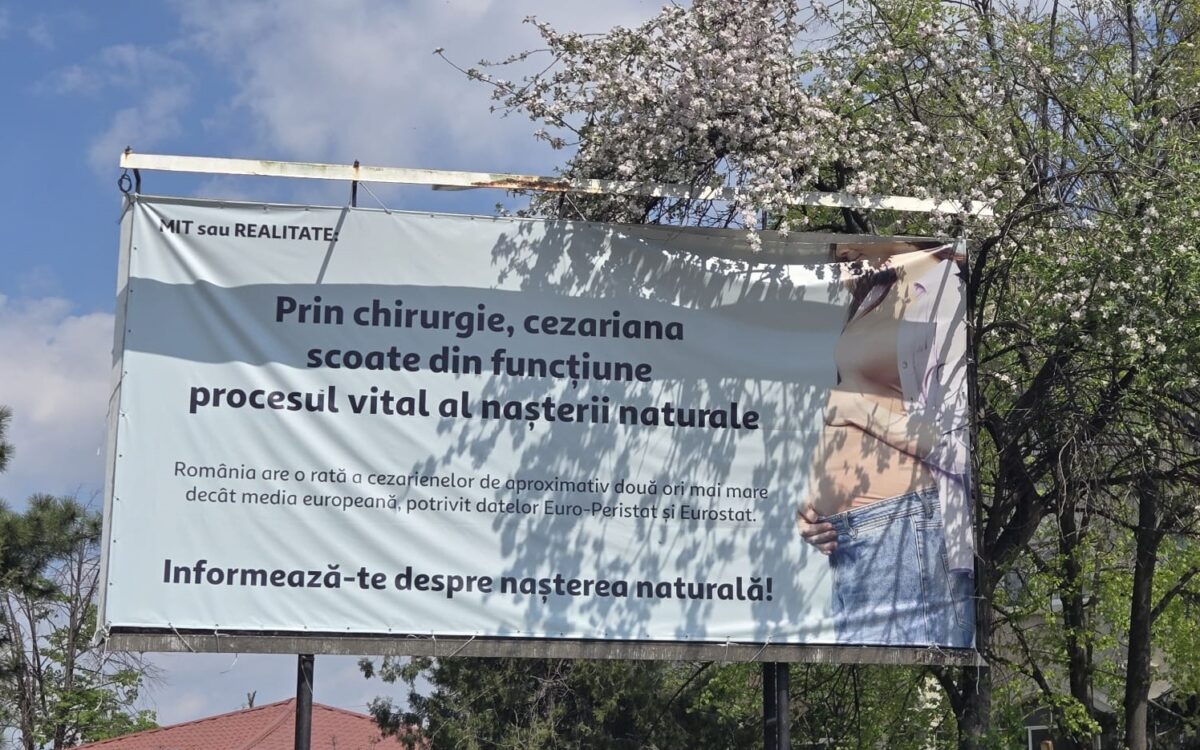 Ciucu elimină panouri pro-naștere naturală: „neutralizare”