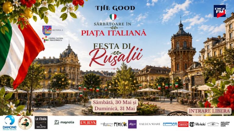 Piața Italiană se deschide cu Festa di Rusalii: simplu eveniment de weekend sau testul prin care Sectorul 2 încearcă să inventeze o nouă piață urbană?