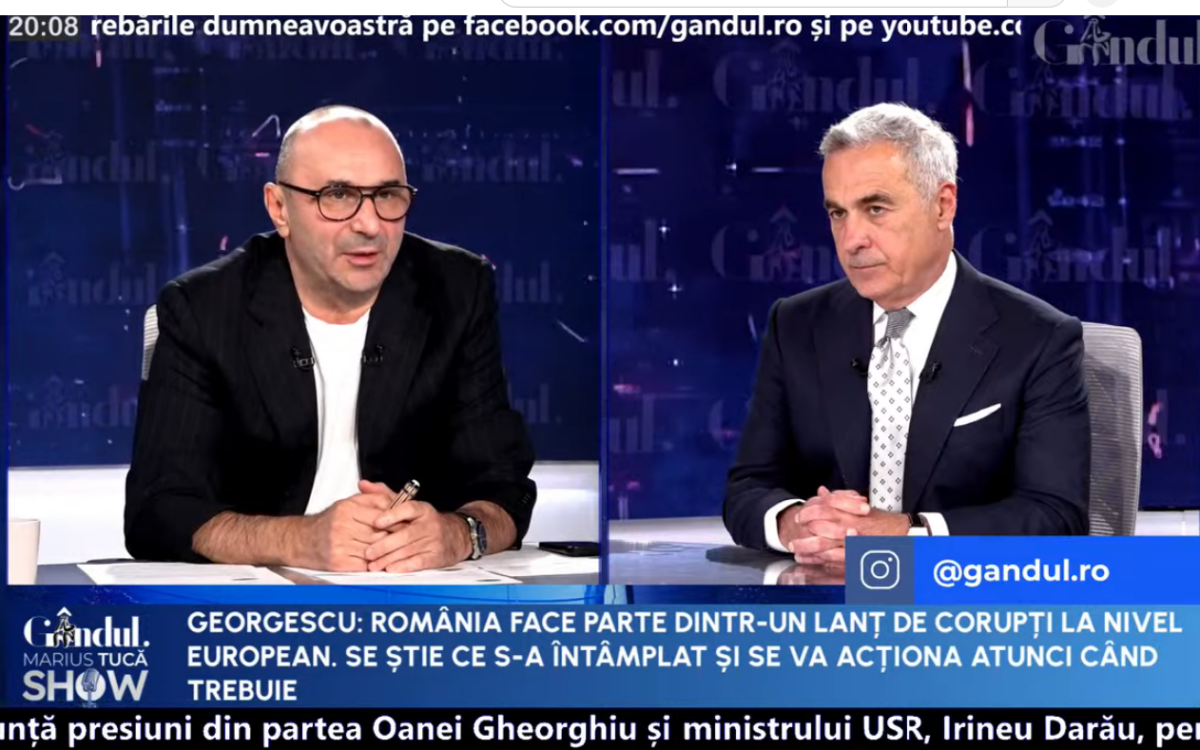 Georgescu: un miliard de euro ucrainean prin România. Cine știa?