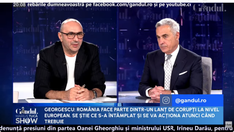 Georgescu: un miliard de euro ucrainean prin România. Cine știa?