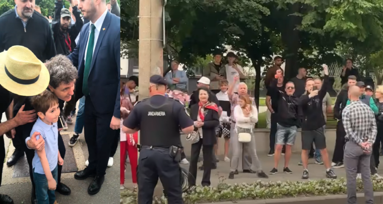 Nicușor Dan huiduit la Galați: ce nu se spune despre drona