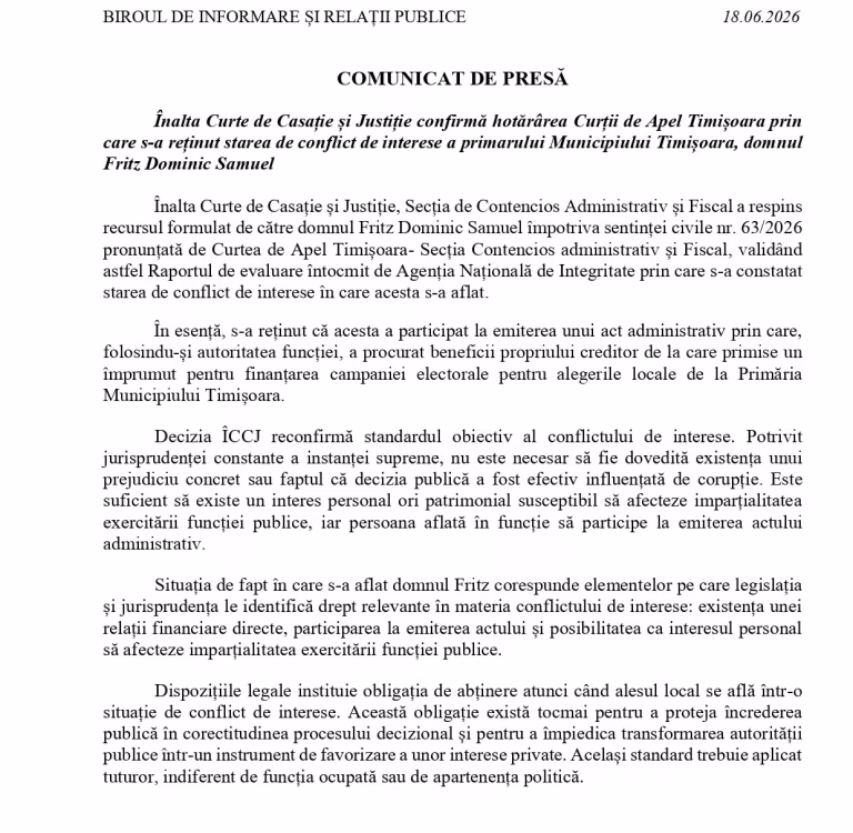 Fritz, conflict de interese ÎCCJ: cine a finanțat campania USR?