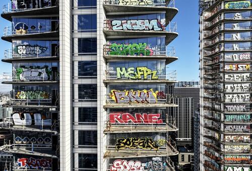 Turnurile graffiti din LA: curățenie cronometrată cu Olimpiada