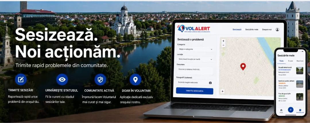 Ce se întâmplă după ce trimiți o sesizare prin VOLALERT
