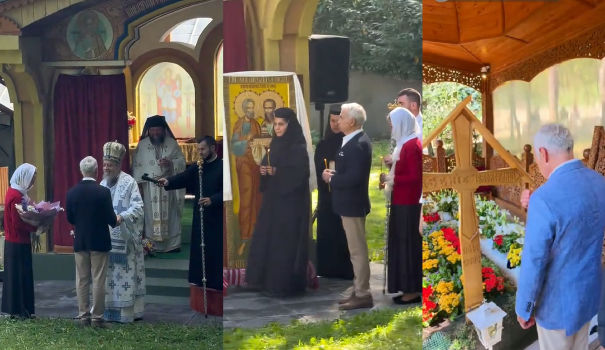 Georgescu la Mănăstirea Cârțișoara: turneu spiritual sau politic?