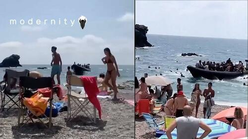 Spania: haosul de la Ceuta ajunge pe plajele turistice