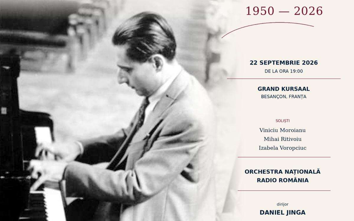 76 de ani de la ultimul recital al lui Dinu Lipatti. Muzica românească se întoarce la Besançon