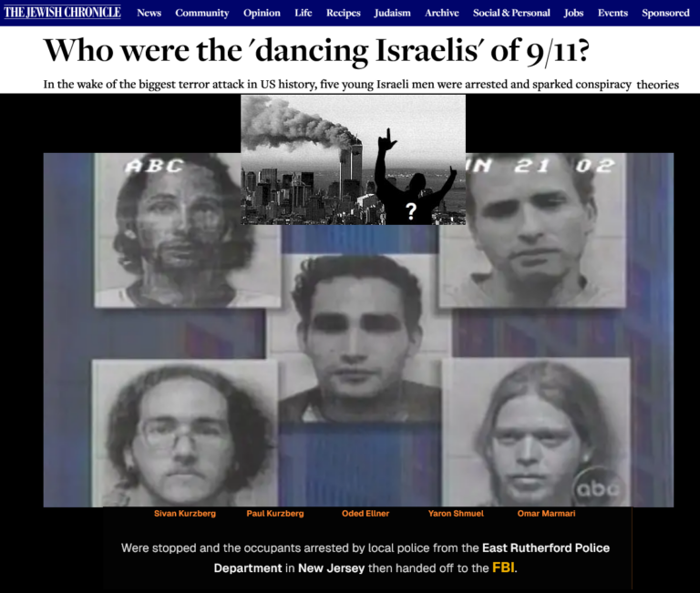 Cei cinci israelieni de la 9/11: ce ascund dosarele FBI