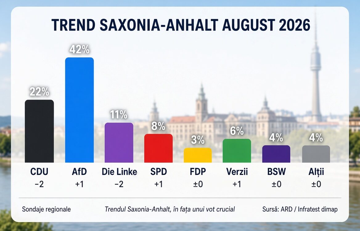Saxonia-Anhalt: cifrele pe care Berlinul le minimalizează