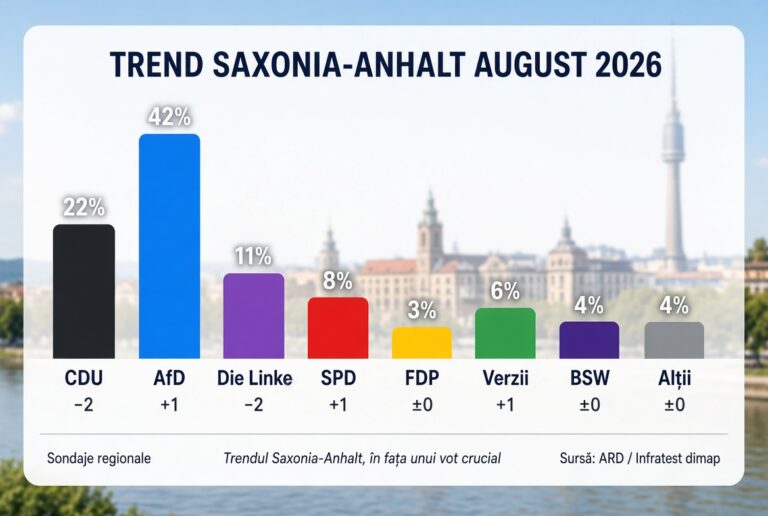 Saxonia-Anhalt: cifrele pe care Berlinul le minimalizează