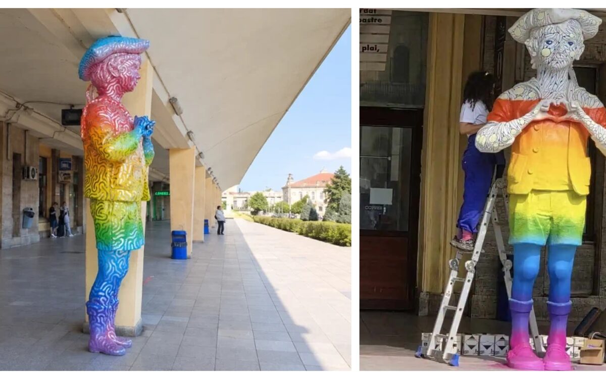 Statuia Domnului Goe din Ploiești: artă stradală sau mesaj ascuns?