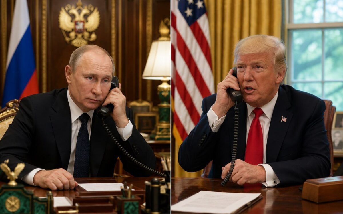 Trump-Putin, o oră la telefon: afaceri sau altceva?