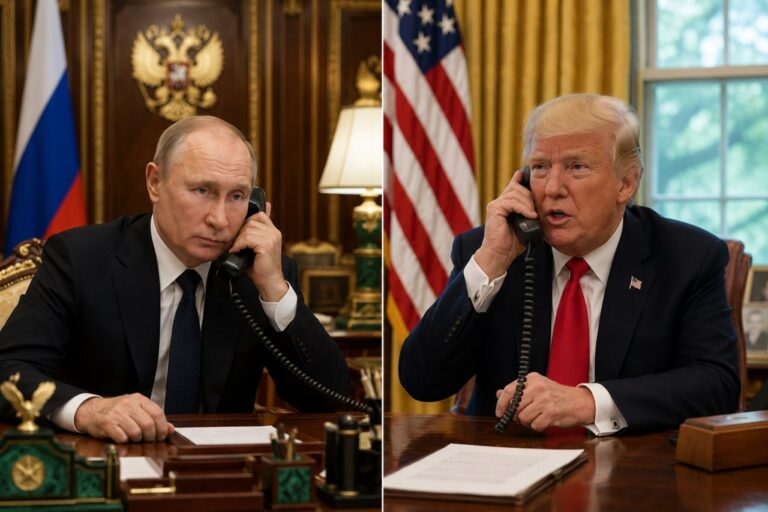 Trump-Putin, o oră la telefon: afaceri sau altceva?